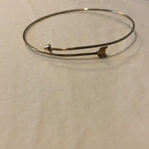 Gold arrow bangle